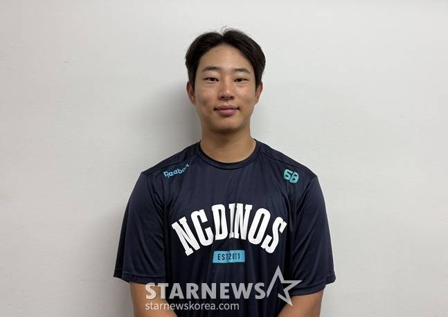 NC 김한별이 스타뉴스와 인터뷰를 하고 있다. /사진=양정웅 기자