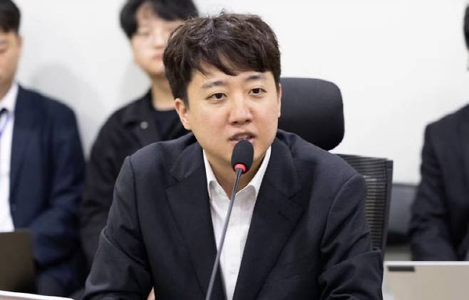 이준석 개혁신당 대표가 자신을 둘러싼 루머에 대해 언급했다. (사진=뉴시스)