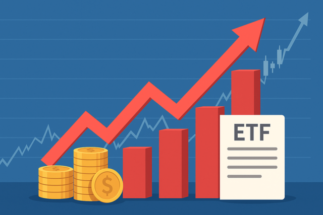▲ 국내 상장지수펀드(ETF) 시장 폭발적 성장. 이미지 AI 생성