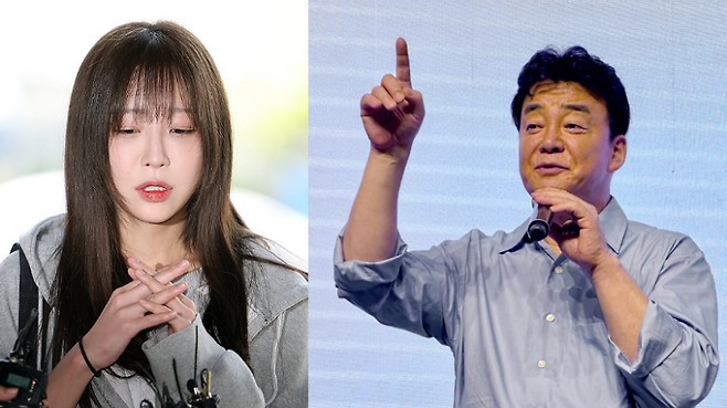 ▲1천만 유튜버 쯔양(본명 박정원)과 백종원 더본코리아 대표이사