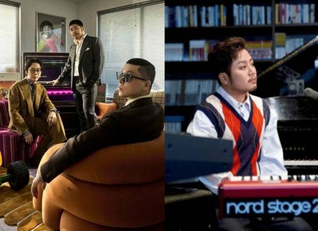 보컬 그룹  브라운아이드소울(왼쪽 사진)과 전 멤버 성훈.