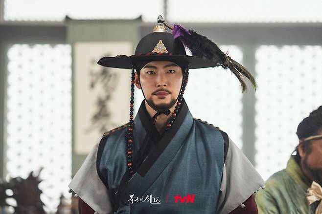 지난달 28일 종영한 tvN 토일드라마 '폭군의 셰프'에서 신수혁 역을 연기한 배우 박영운. tvN 제공