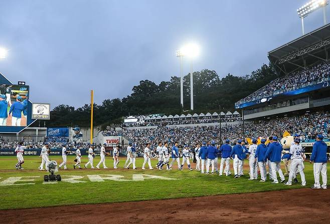 ▲ 삼성 라이온즈 선수단 ⓒ삼성 라이온즈