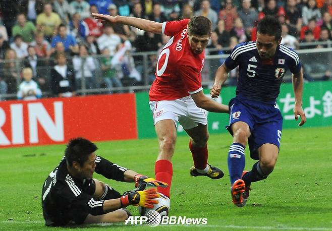 지난 2010년 잉글랜드와 일본 대표팀 간 A매치 평가전 당시 모습. /AFPBBNews=뉴스1