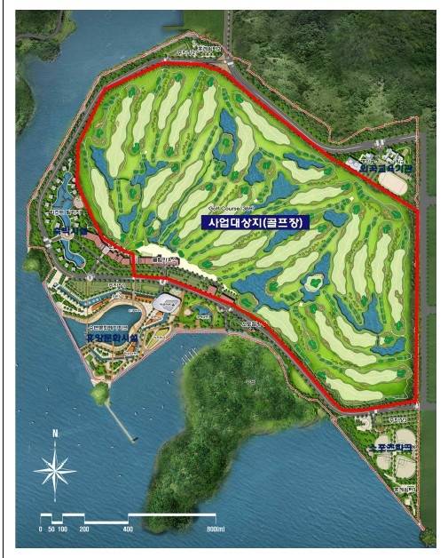 웅동1지구 골프장 [경남개발공사 제공. 재판매 및 DB 금지]