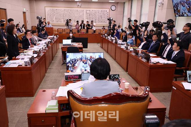 9월 30일 국회 법제사법위원회 전체회의. 사진은 기사 내용과 관련 없음(사진=연합뉴스)
