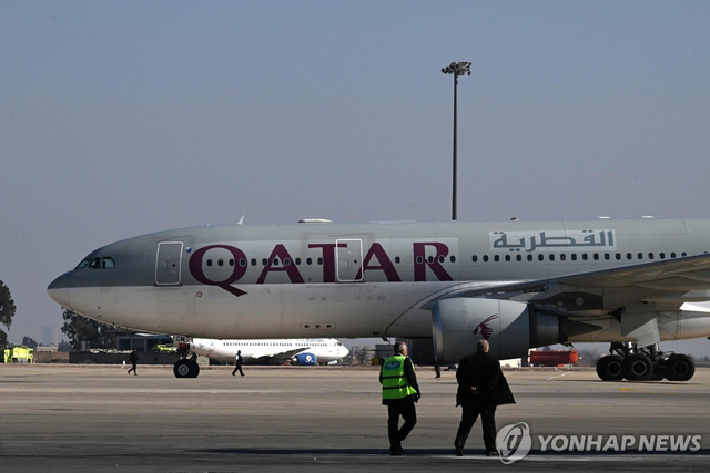 카타르항공 항공기. 연합뉴스