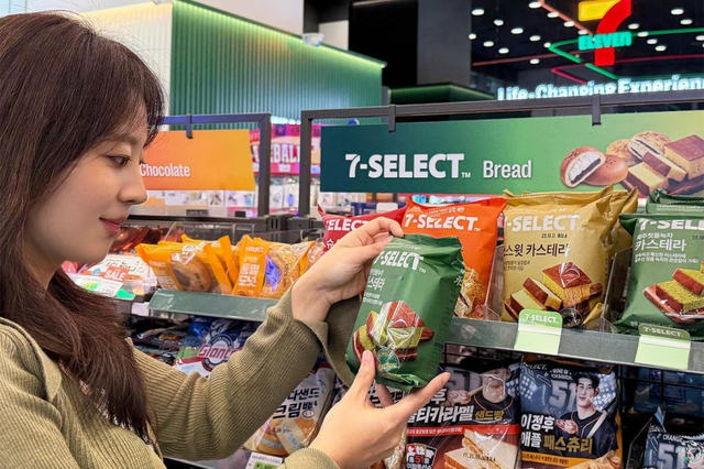 세븐일레븐의 세븐셀렉트 PB빵 [세븐일레븐 제공]