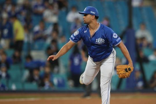 역투하는 가라비토. 사진[연합뉴스]