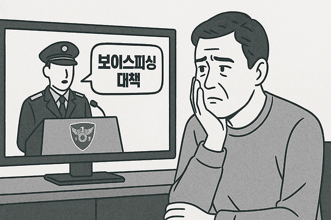 정부가 보이스피싱 근절을 위한 종합대책을 내놓은 가운데, 보이스피싱 피해자들은 기대와 불안을 동시에 내비쳤다. [사진 = 챗GPT]