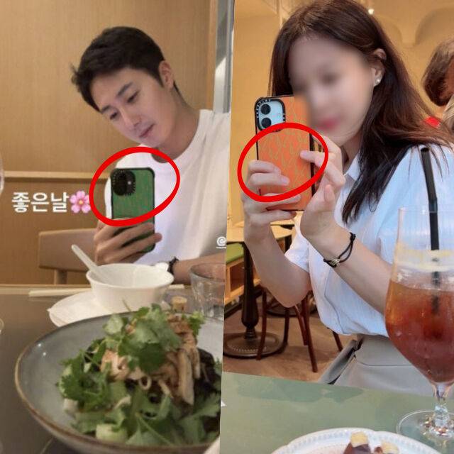 왼쪽 배우 정일우, 푸드 테크 기업 CEO A씨 / 정일우 인스타그램