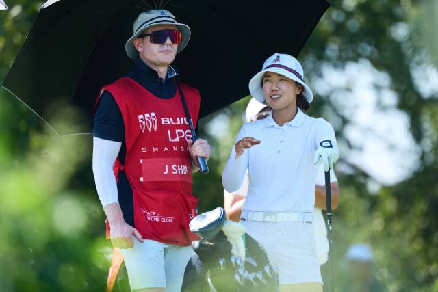 7언더파 65타를 친 신지은. 사진 제공=AFP연합뉴스