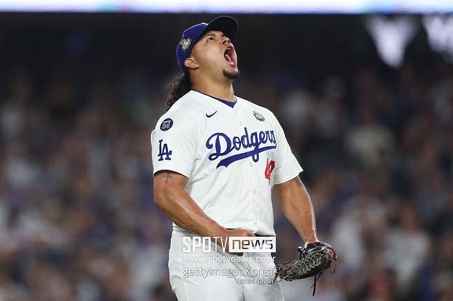 ▲ 지난해 월드시리즈 1차전 당시 포효하는 브루스다 그라테롤