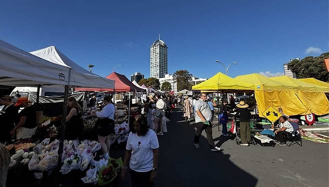타카푸나 비치 선데이 마켓, 엄청 맛있는 쌀국수 포장마차가 있는 곳이다. / 사진=김소은
