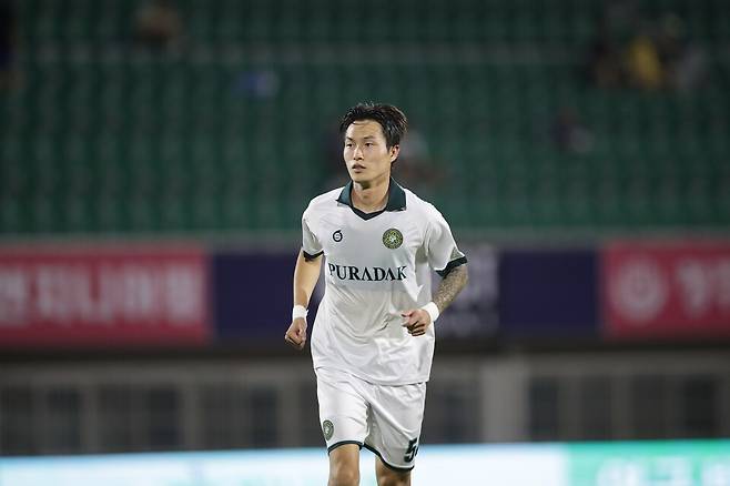 김포FC 공격수 박동진. /사진=한국프로축구연맹