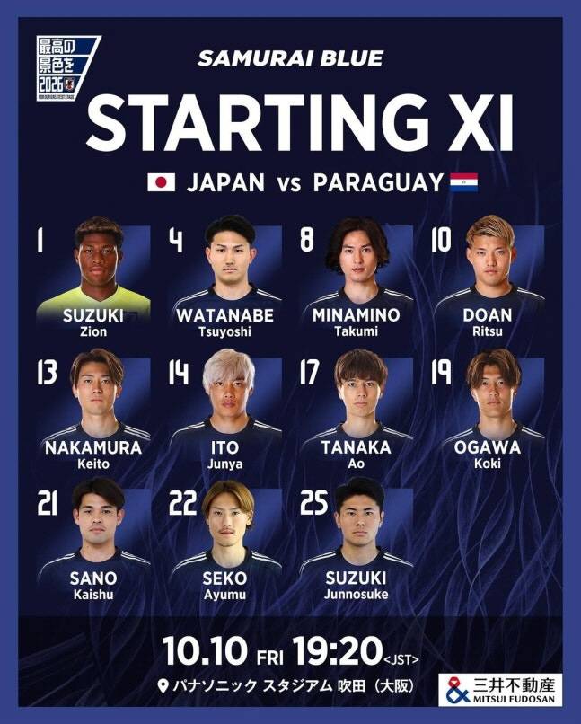 사진캡처=JFA SNS