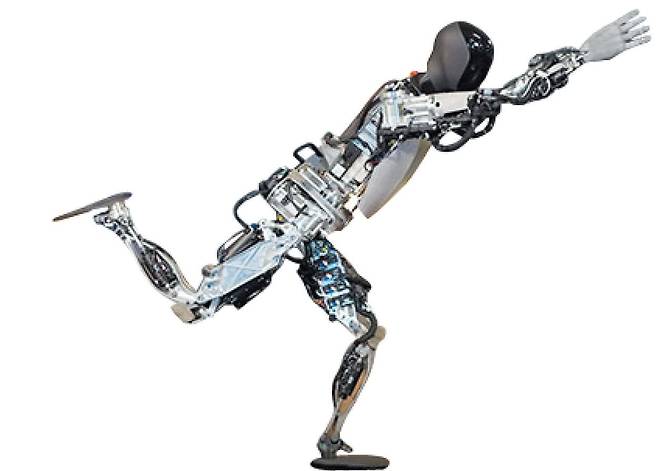 요가하는 테슬라 로봇… 테슬라의 휴머노이드 로봇 ‘옵티머스’가 요가 동작을 하고 있다.