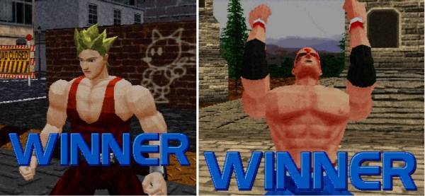 재키의 승리대사 예~~! 울프의 승리대사 우우우워어어어어~~~!!