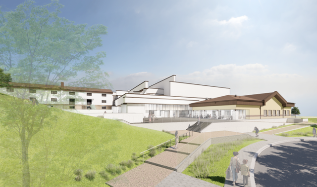 ▲ 원주 태장동 옛 캠프 롱 부지 내 건립되는 원주시립미술관 조감도