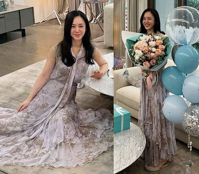 박주미(53)가 우아한 생일파티 현장을 공개했다.사진=박주미 SNS