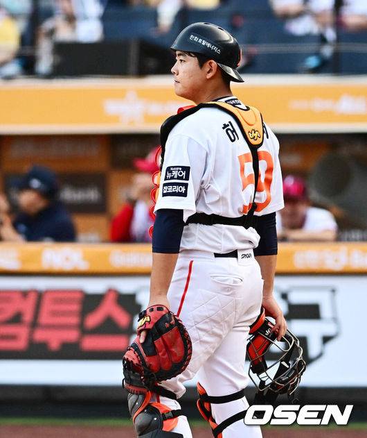 [OSEN=지형준 기자] 한화 허인서. 2025.07.11 / jpnews@osen.co.kr