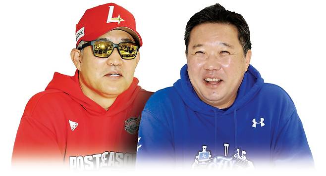이숭용 SSG 감독(왼쪽)과 박진만 삼성 감독 I 각 구단 제공