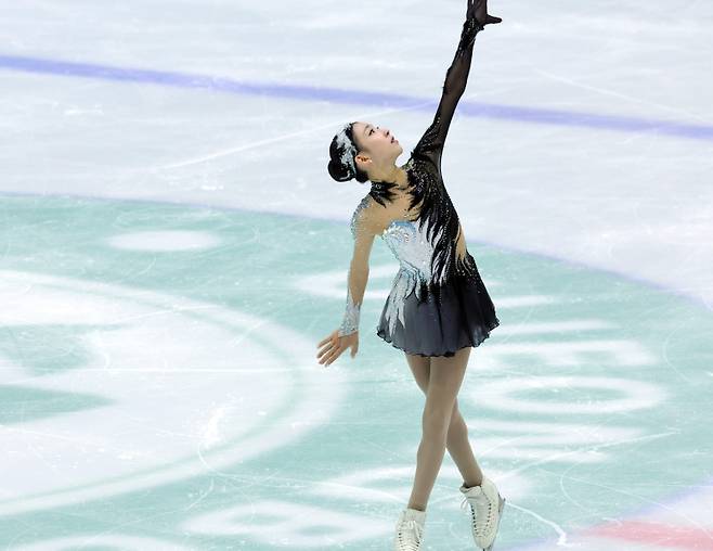 <yonhap photo-3258=""> 김유재의 연기 (의정부=연합뉴스) 김병만 기자 = 5일 경기도 의정부빙상장에서 열린 'KB금융 코리아 피겨스케이팅 챔피언십 2025 전국남녀 종합선수권대회 겸 국가대표 2차 선발전' 여자 싱글 프리스케이팅에서 김유재가 혼신의 연기를 펼치고 있다.2025.1.5 kimb01@yna.co.kr/2025-01-05 17:32:47/ <저작권자 ⓒ 1980-2025 ㈜연합뉴스. 무단 전재 재배포 금지, AI 학습 및 활용 금지></yonhap>