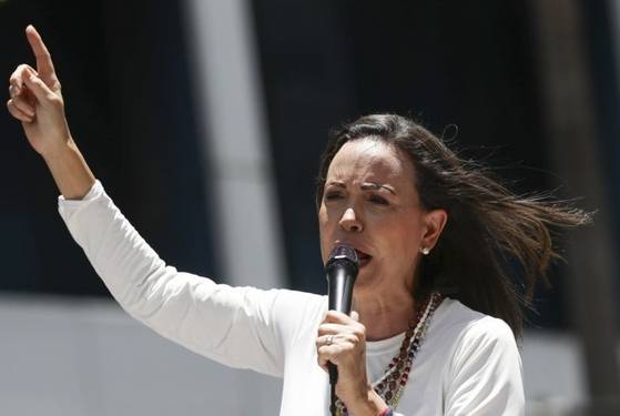 2025년 노벨평화상 영예를 안은 베네수엘라 야권 지도자 마리아 코리나 마차도. EPA=연합뉴스