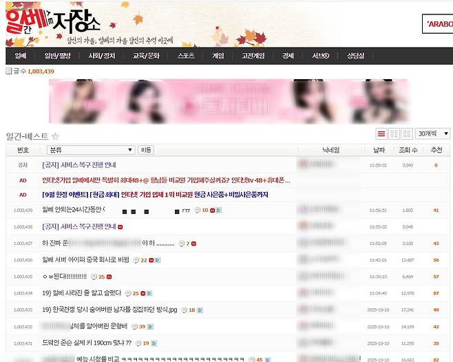 극우 커뮤니티 일간베스트