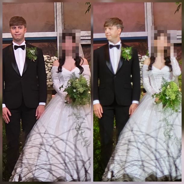 줄리안 퀸타르트(38) 가 ‘지속가능한 사랑’을 실천하는 비건 콘셉트 웨딩으로 화제를 모았다.사진=줄리안 관계자