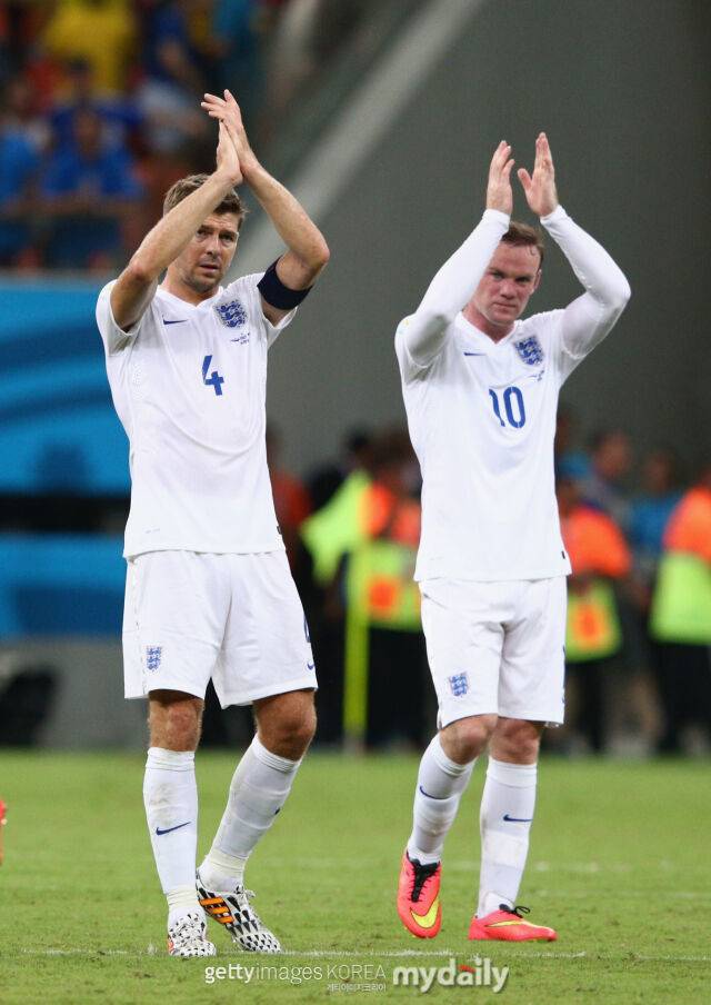 웨인 루니와 스티븐 제라드./게티이미지코리아