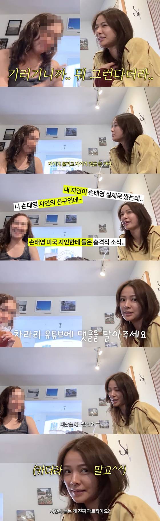 /사진=유튜브 채널 'Mrs.뉴저지 손태영' 영상 캡처