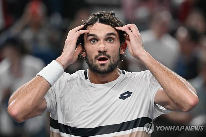 승리 후 기뻐하는 바체로 [AFP=연합뉴스]