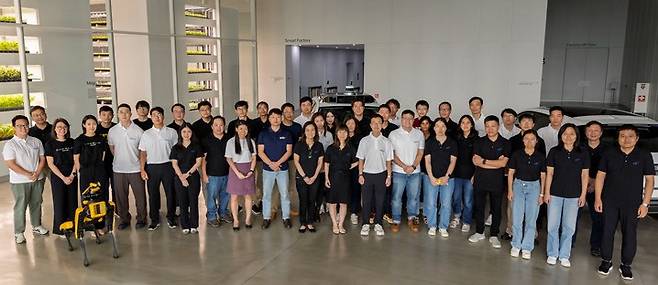 '현대차그룹-NTU-A*STAR 기업 연구소(Hyundai-NTU-A*STAR Corporate Lab)' 연구원들의 모습.