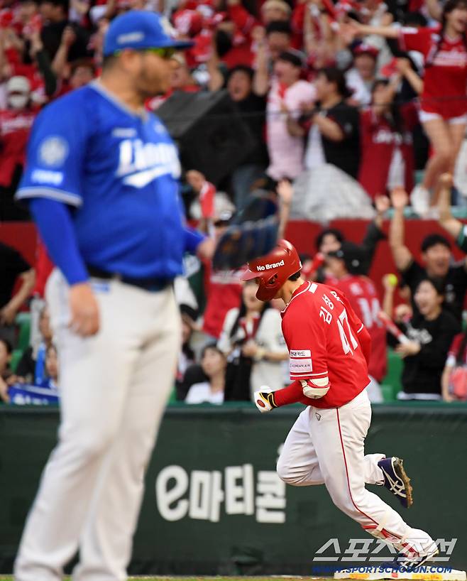 삼성 박진만 감독 초강수 후라도 카드를 무너뜨린 SSG 김성욱의 끝내기 홈런.