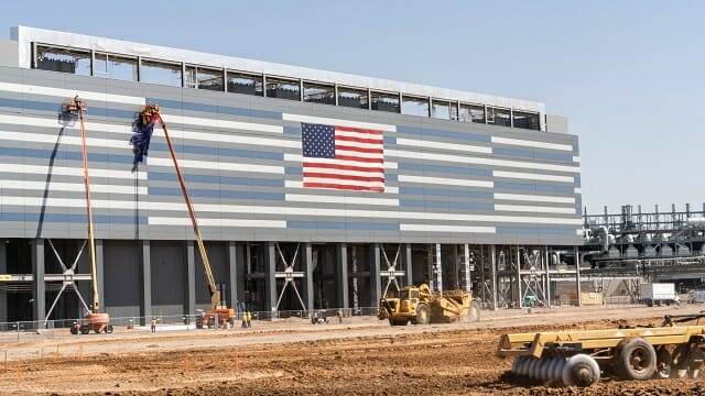 2021년 9월 팹52 착공 준비 당시 광경. (사진=인텔)