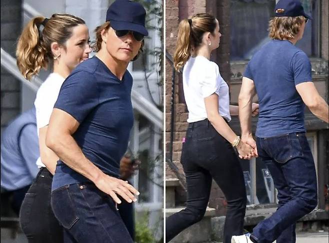 [서울=뉴시스] 할리우드 스타 톰 크루즈(63)가 26세 연하 여배우 아나 디 아르마스(37)와 공개 연애를 시작했다. (사진=TMZ 갈무리) 2025.07.31 *재판매 및 DB 금지