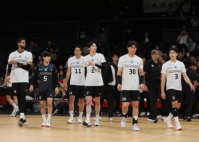 일본 나고야에서 전지훈련을 소화 중인 남자배구 현대캐피탈. (사진=현대캐피탈 제공).. 2025.10.12. *재판매 및 DB 금지