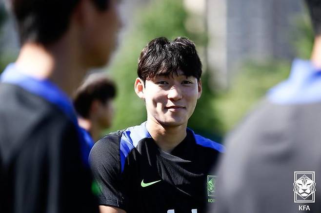 [서울=뉴시스] 한국 남자 22세 이하(U-22) 축구대표팀 미드필더 배준호. (사진=대한축구협회 제공) *재판매 및 DB 금지