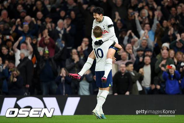 [사진] 손흥민과 케인 ⓒGettyimages(무단전재 및 재배포 금지)