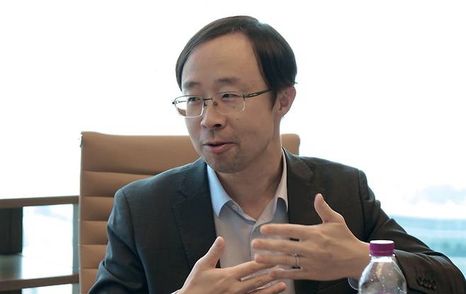 9월29일 찰리 다이 포레스터 AI APAC 총괄 수석애널리스트 겸 부사장이 서울 강남구 파르나스타워에서 시사저널e와 인터뷰하고 있다. ⓒ사진 = 김용수 기자