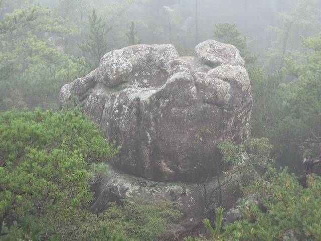 경주 남산 해목령의 또 하나의 게눈바위로 불리는 바위.