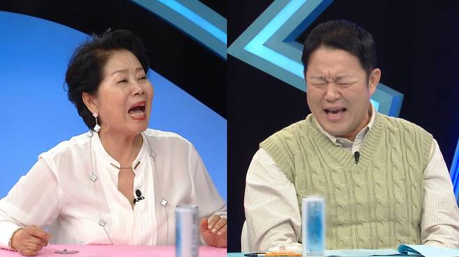 '동상이몽2' '깁스 투혼' 남편의 외팔 보태기…선우용여, "착한 사람 갖고 놀지 마" 2차 분노