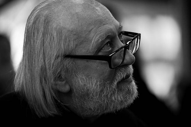 2013년 4월22일 헝가리 부다페스트에서 열린 부다페스트 도서축제에서의 헝가리 작가 라슬로 크라스나호르카이. 로이터연합뉴스