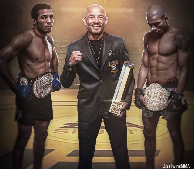 알도는 코너 맥그리거가 등장하기 전까지 UFC 페더급의 황제였다. WEC가 UFC에 합병되면서 자동으로 초대 페더급 챔피언이 됐고 이후 역대 최다 7차 방어에 성공했다. 사진=디아즈 트윈스 MMA SNS