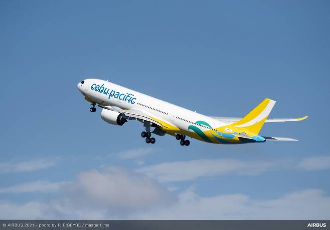 세부퍼시픽 A330-900기, 하늘로 비상