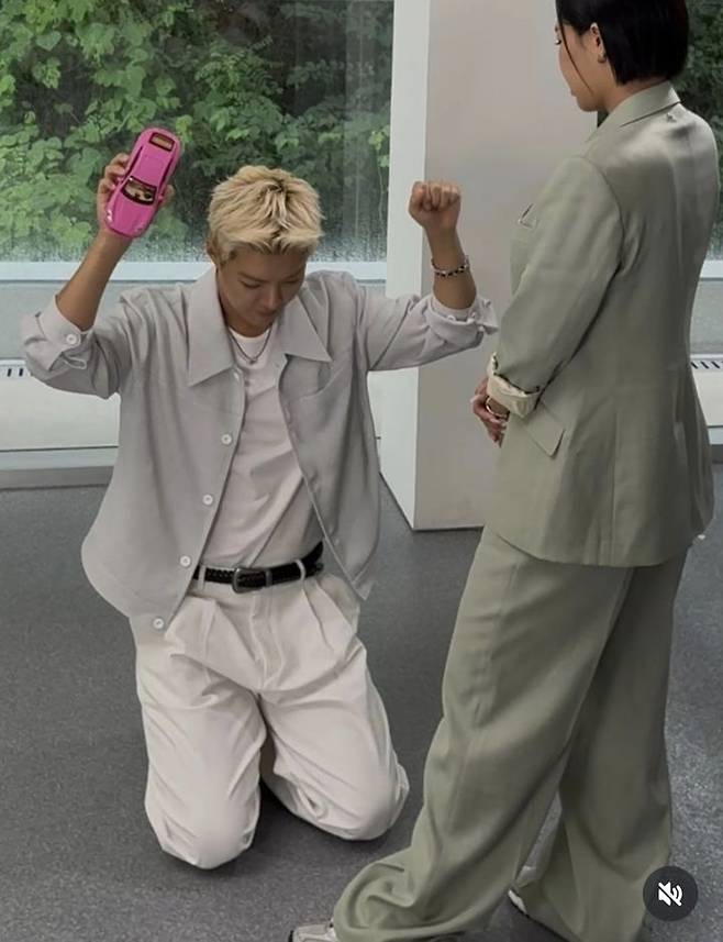 [서울=뉴시스] 강남(왼쪽), 이상화. (사진=강남 인스타그램 캡처) 2025.10.13. photo@newsis.com *재판매 및 DB 금지