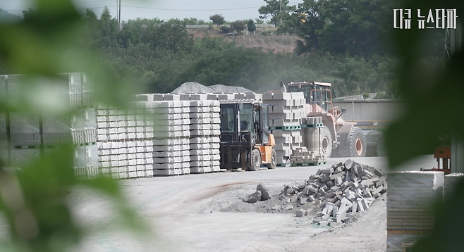 '지게차 학대' 사건이 발생했던 전남 나주의 벽돌공장.
