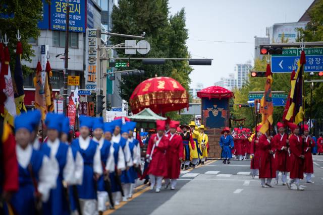 ▲태조어진 봉안의례 재현행사 ⓒ전주시