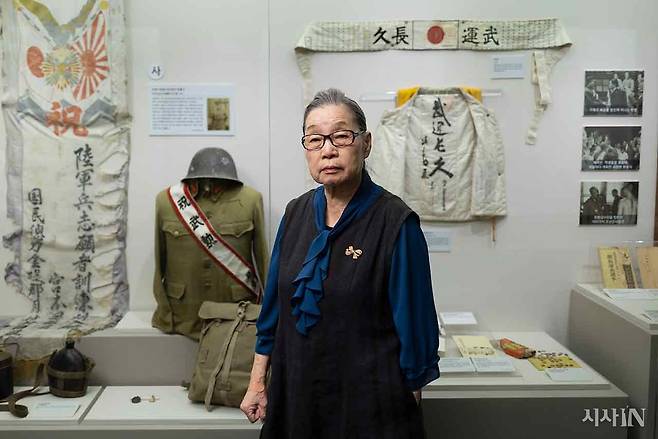 9월15일 서울 용산구 식민지역사박물관에서 만난 이희자 태평양전쟁피해자보상추진협의회 공동대표. ⓒ시사IN 이명익
